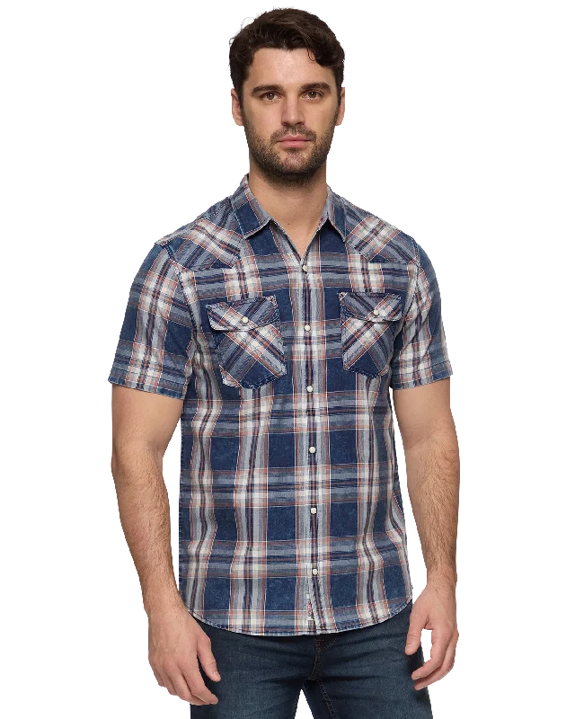 Fashion Basics CRESTON VINTAGE WASHED WESTERN SHIRT