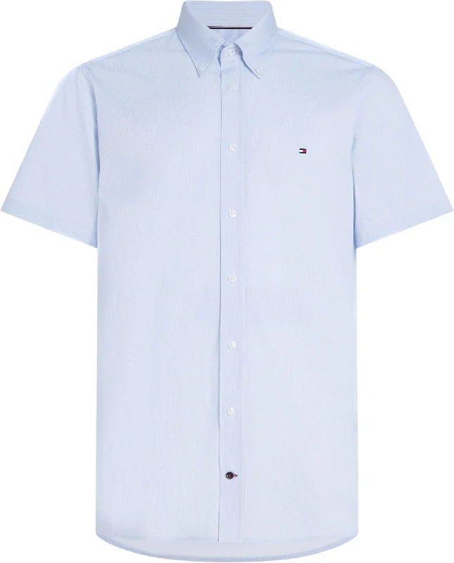 Weekend Outfits Tommy Hilfiger Knitted Fine Stripe Shirt