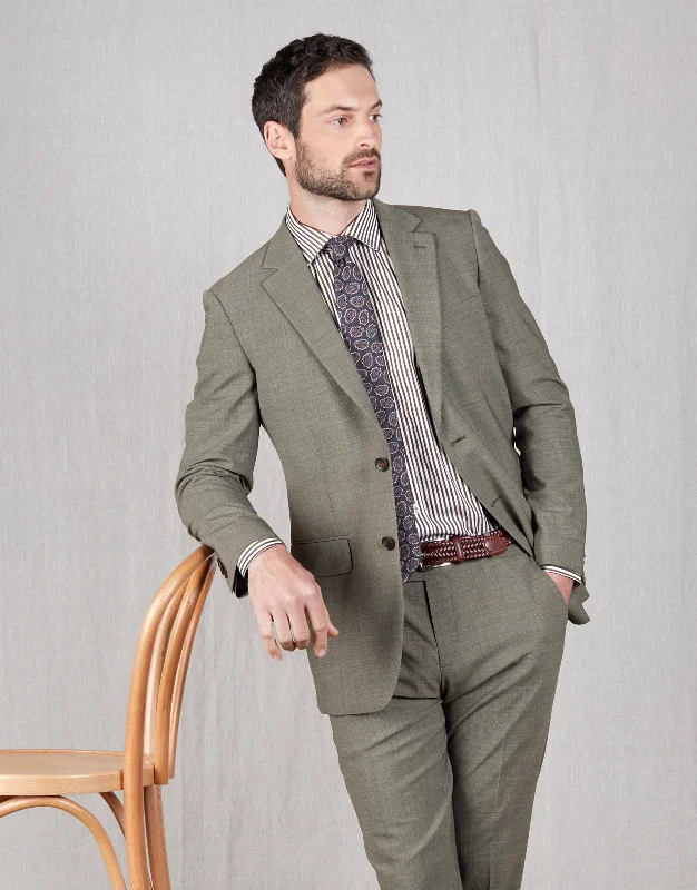 Cozy Sweatshirts Cooper Brown Textured Stretch Two Piece Suit