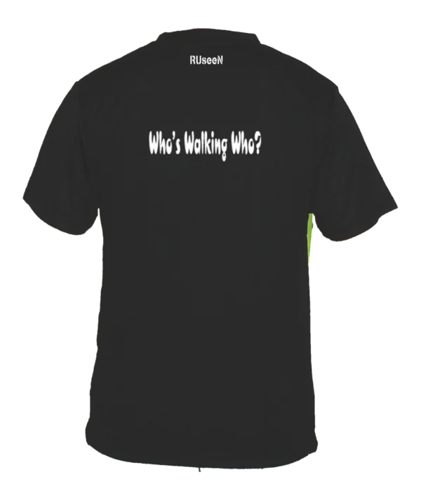Urban Comfort Men's Reflective Short Sleeve Shirt - Who's Walking Who