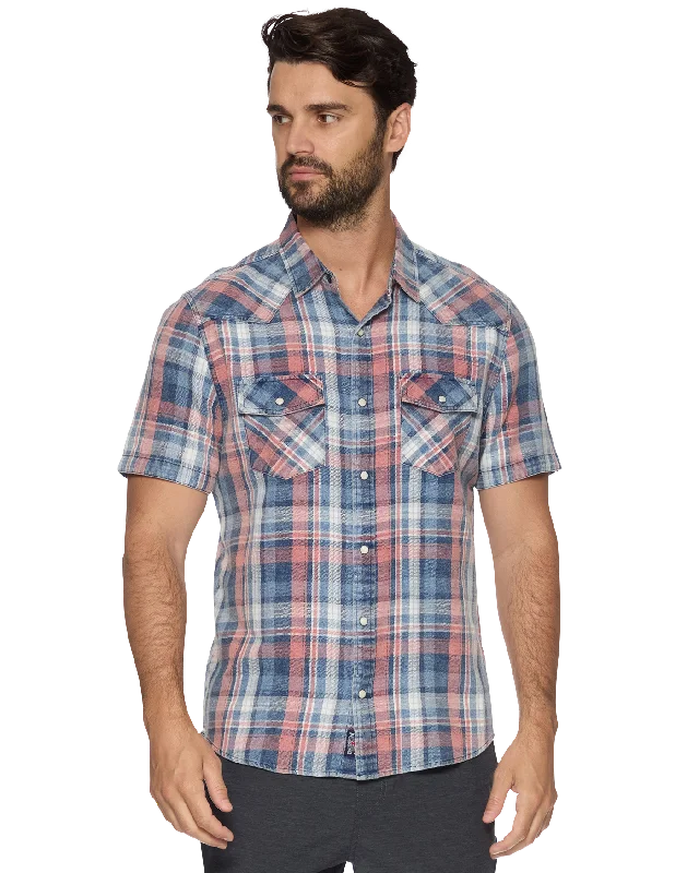 Smart Casual WINCHESTER VINTAGE WASHED WESTERN SS SHIRT