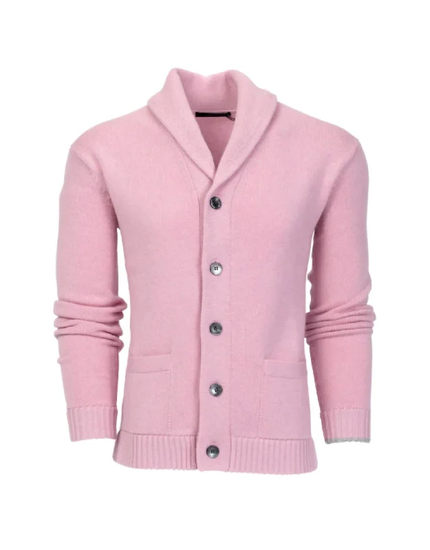 Relaxed Pants Ottawa Shawl Cardigan In Quartz