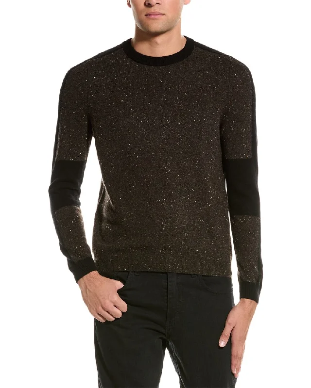Relaxed Wearables Autumn Cashmere Saddle Cashmere Crewneck Sweater