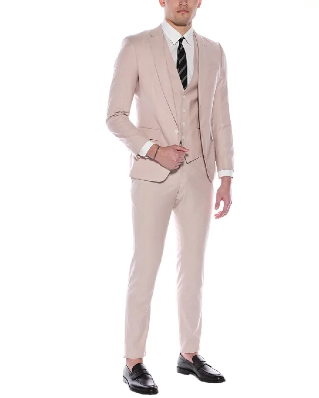 Modern Casuals BOSS Hugo Boss 2pc Slim Fit Wool-Blend Suit