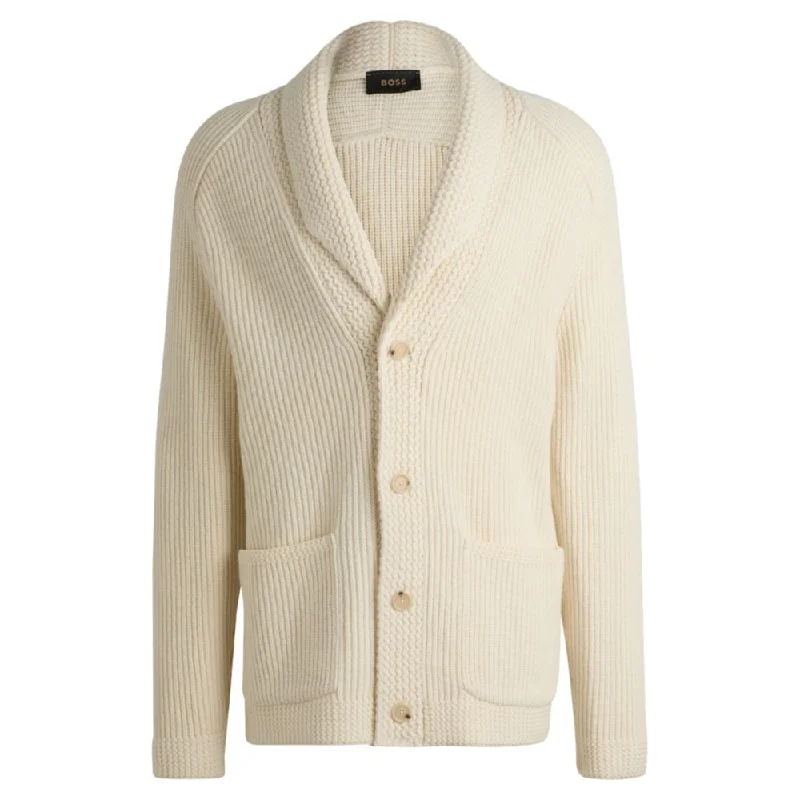 Comfortable Style Regular-fit cardigan in wool, cashmere and silk