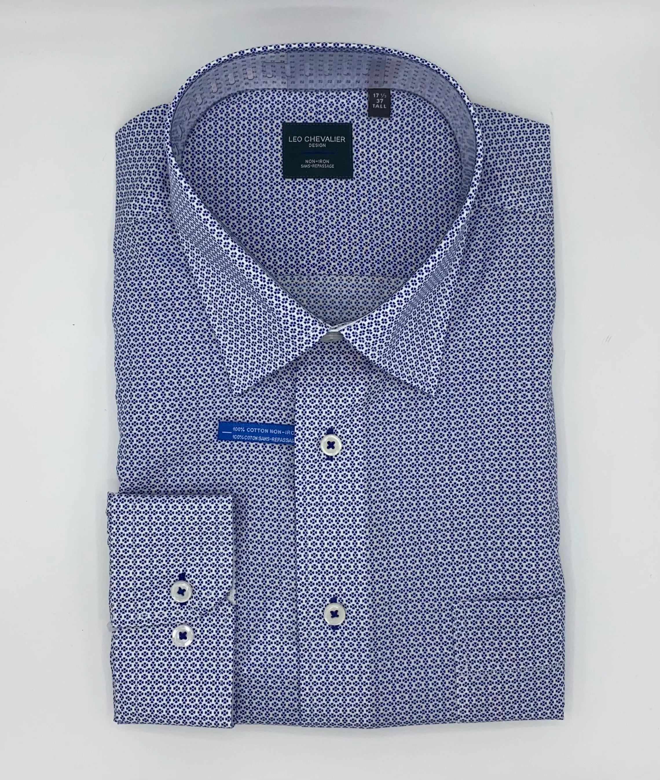 Cool Casuals Leo Chevalier TALL Regular Fit Spread Collar