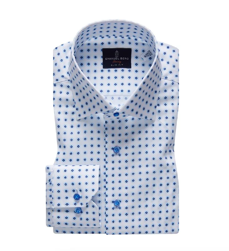 Comfy Jackets Emanuel Berg Dobby Sport Luxury Long Sleeve Shirt