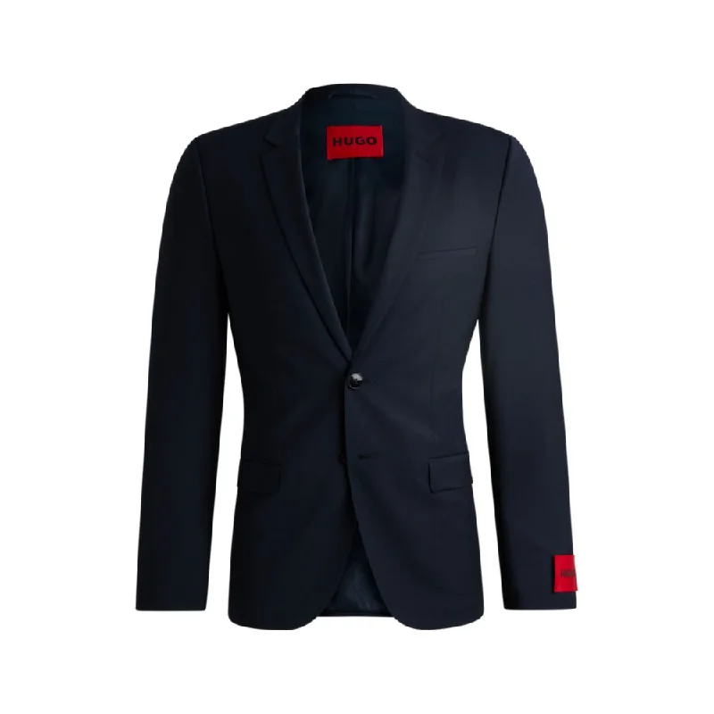 Outdoor Wear Extra-slim-fit jacket in a stretch-wool blend