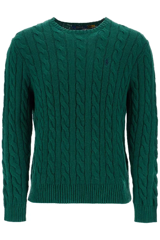 Easy Fashion Polo Ralph Lauren Men's Cotton Cable Knit Pullover Sweater