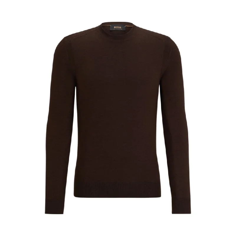 Effortless Style Regular-fit sweater in wool, silk and cashmere