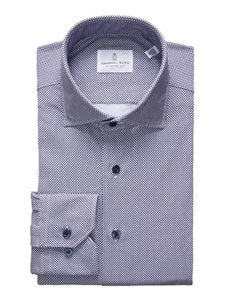 Classic Wear Modern 4 Flex Stretch Knit Shirt SF19155 Navy