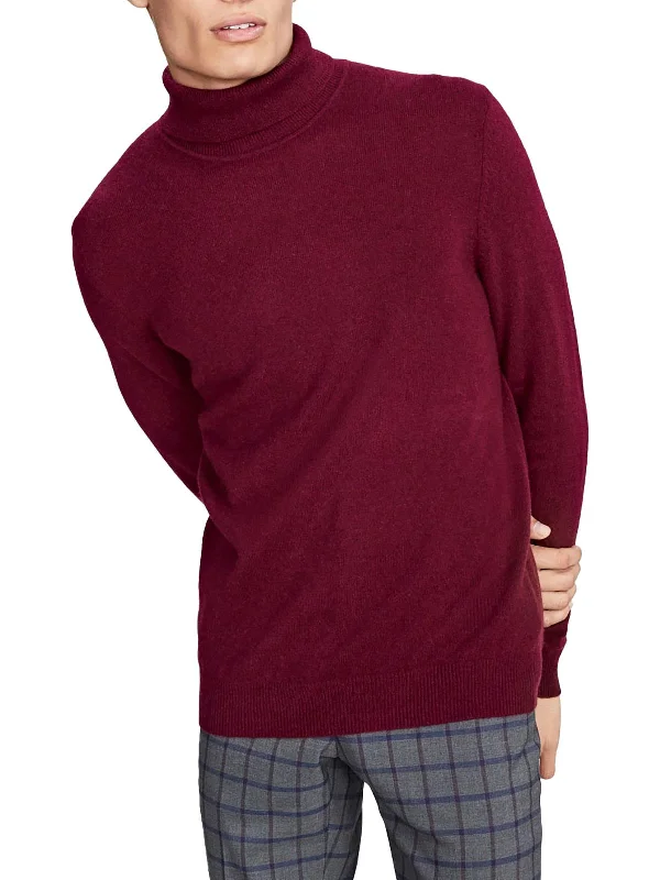 Easygoing Fashion Mens Cashmere Luxury Turtleneck Sweater