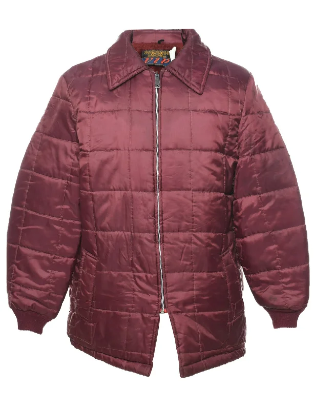 Sporty Styles Quilted Ski Jacket - M