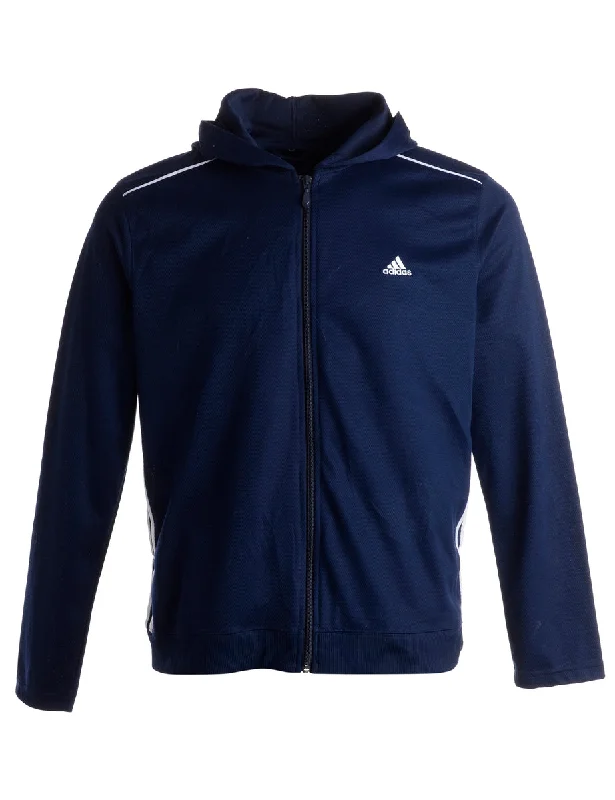 Soft T-Shirts 1990s Zip Front Track Jacket - L