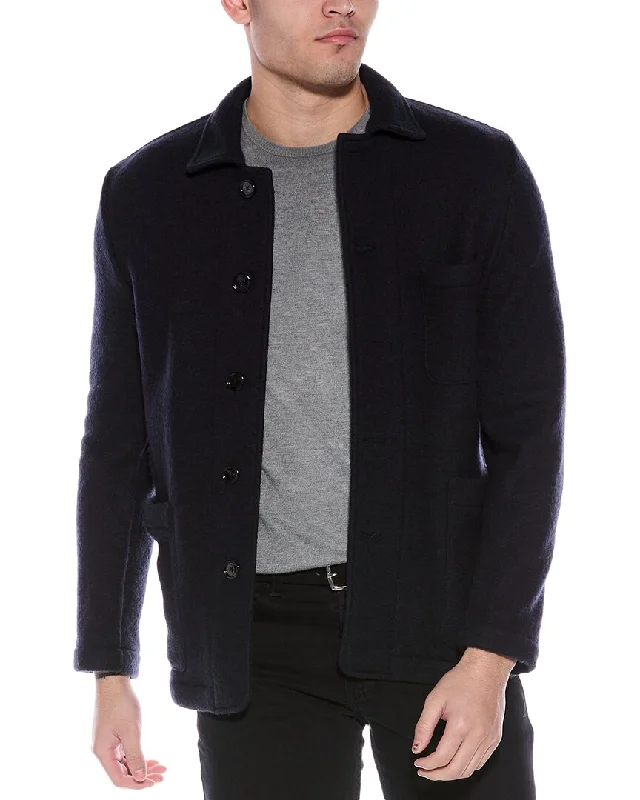 Casual Chic BOSS Hugo Boss Wool Shirt Jacket