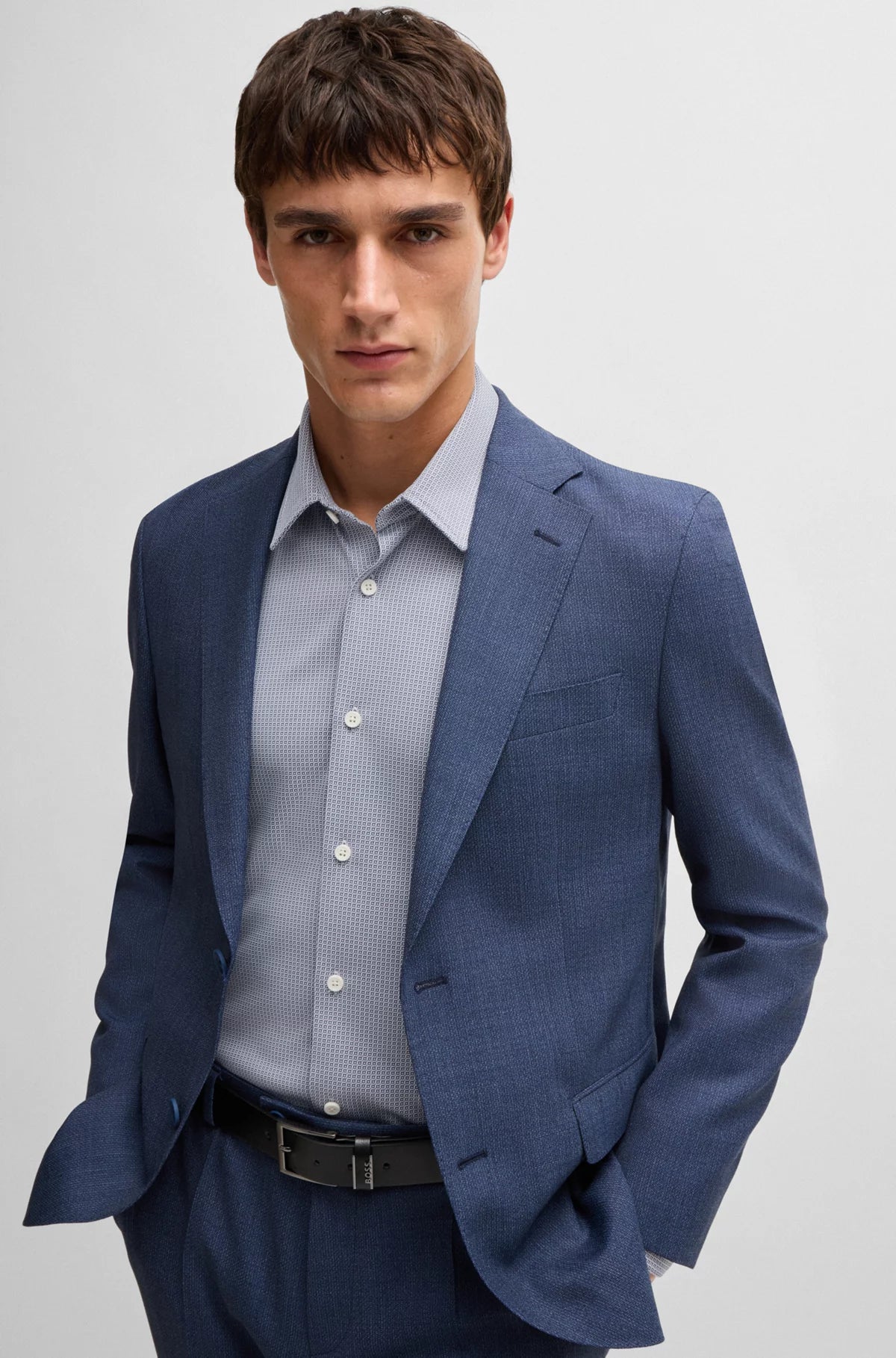 Weekend Outfits P-Roan Kent Slim Fit Shirt in Performance Stretch Fabric 50527710