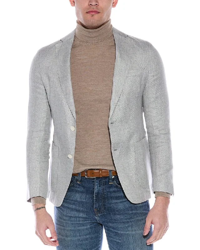 Lightwear Options BOSS Hugo Boss Slim Fit Linen-Blend Blazer