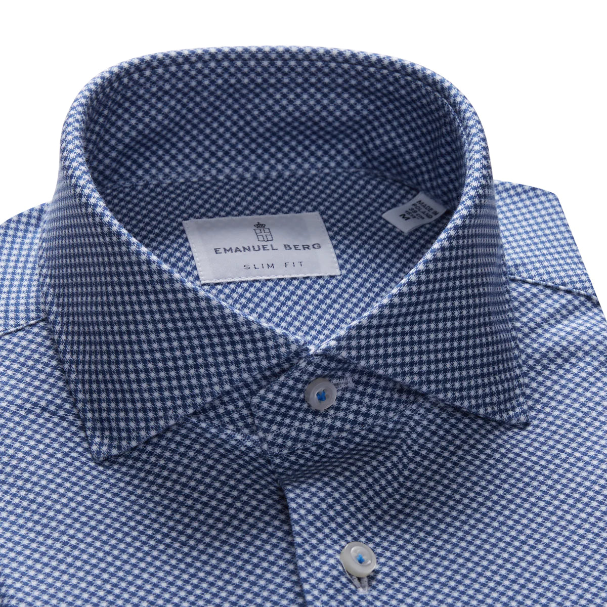Navy/White Print