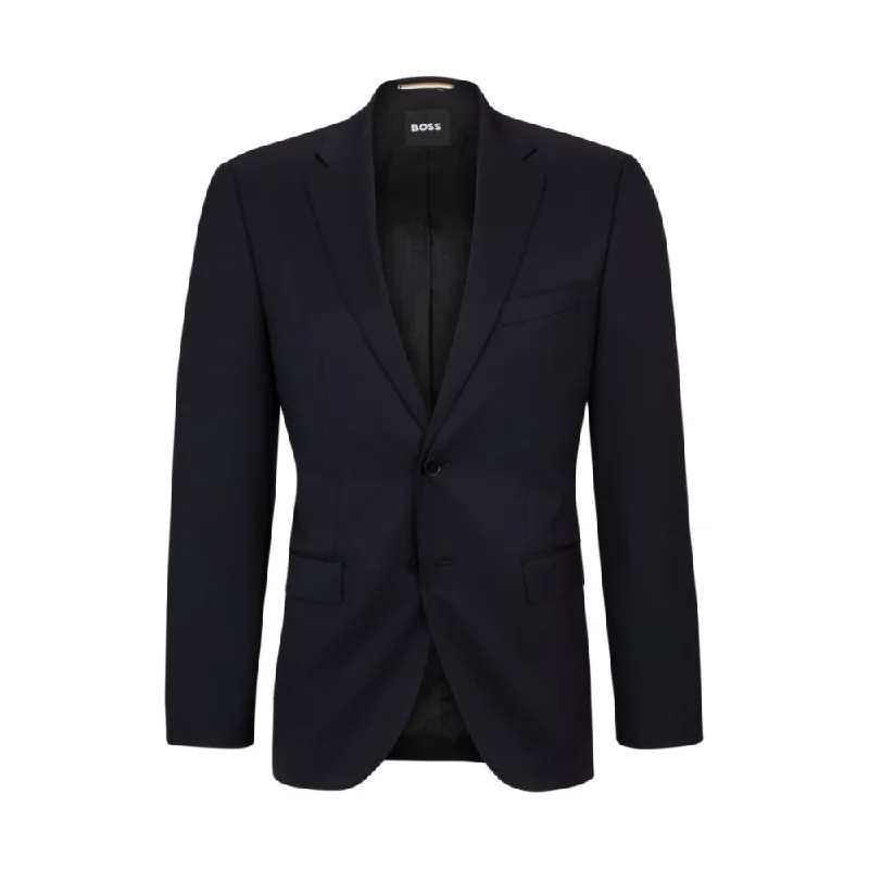 Everyday Outfits Single-breasted jacket in virgin-wool serge