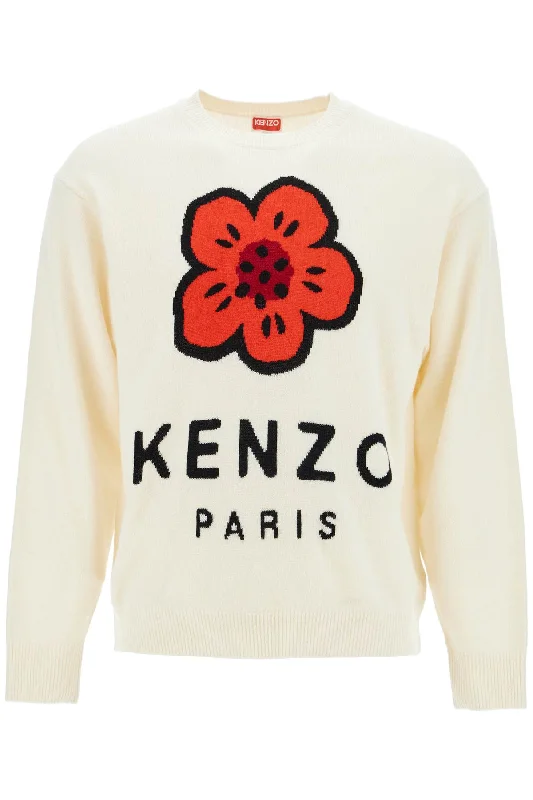 Casual Denim Kenzo Men's Boke Flower Wool Sweater