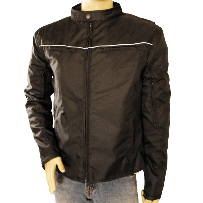 Lightweight Gear VL1562 Men's Vented Textile Jacket with Reflective Piping