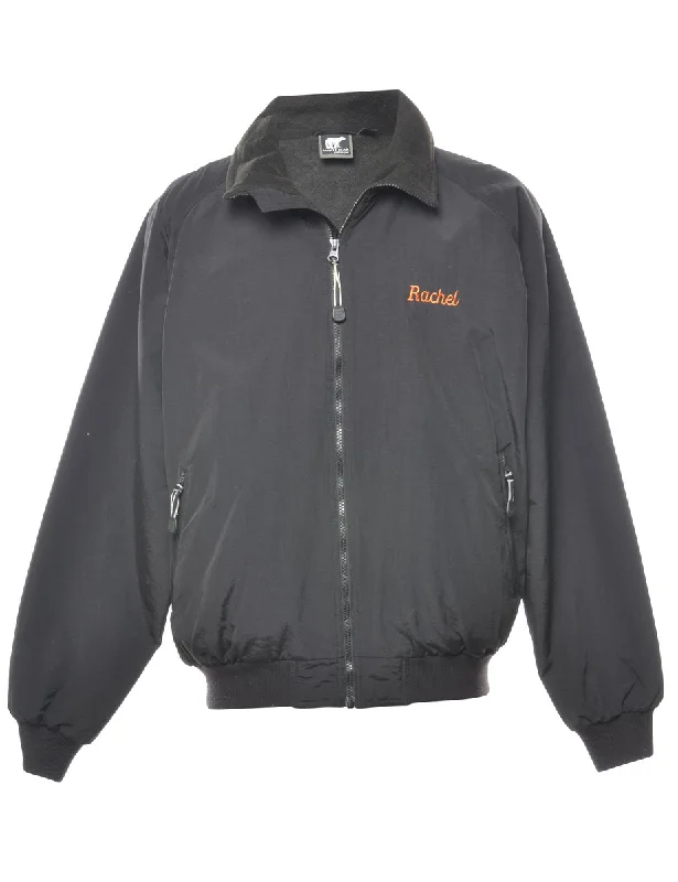Relaxed Wardrobe Black Lennox Nylon Jacket - M