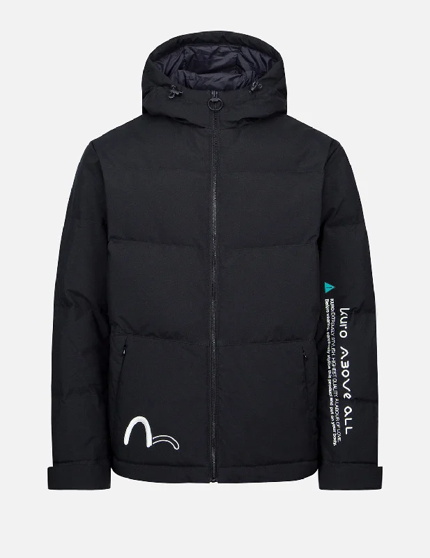 Comfortable Outfits Kamon Embossed Down Jacket