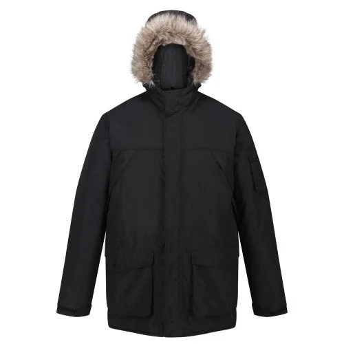 Relaxed Looks Regatta Mens Salinger II Faux Fur Insulated Parka