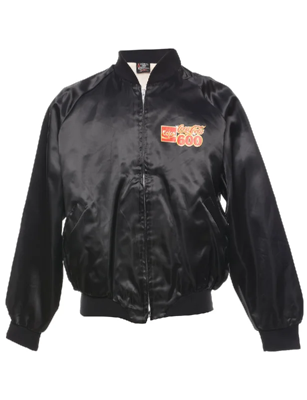 Active Gear Nylon Coca-Cola Bomber Jacket - L