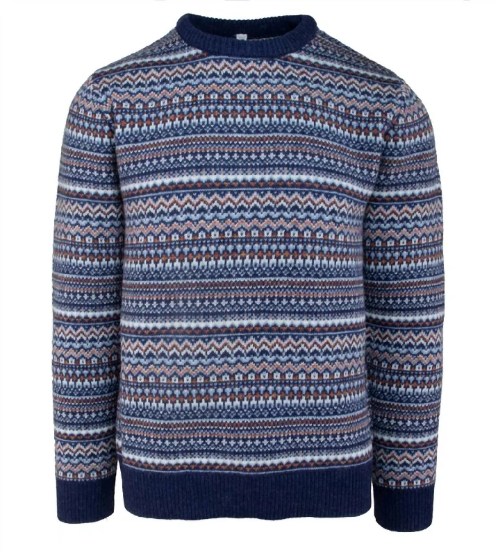 Luxury Comfort Fairisle Sweater In Multi