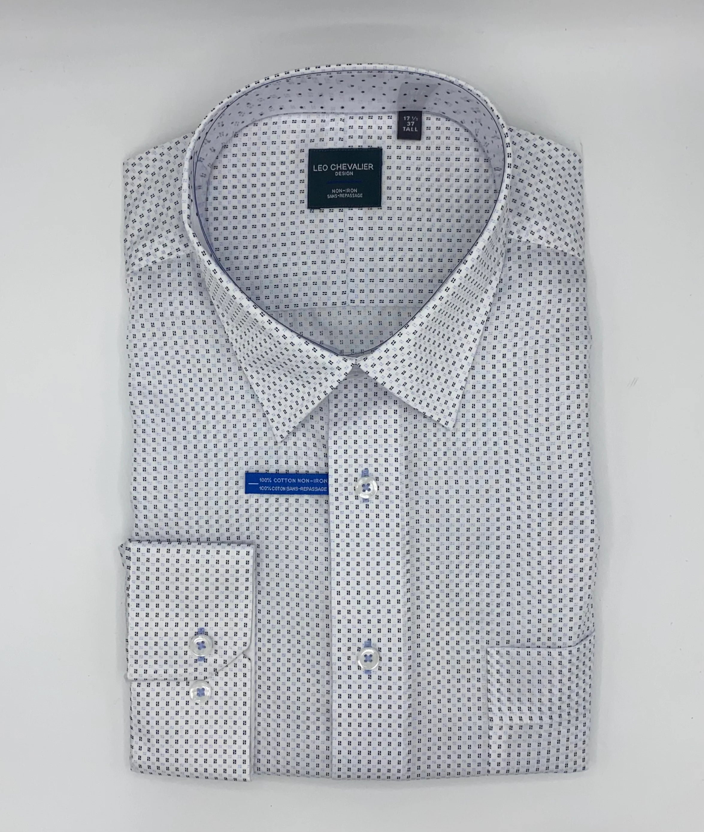 Timeless Apparel Leo Chevalier TALL Regular Fit Spread Collar