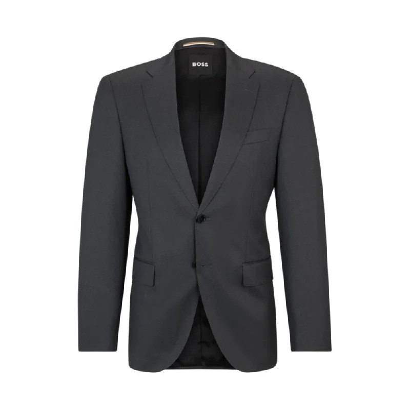 Smart Casual Single-breasted jacket in virgin-wool serge