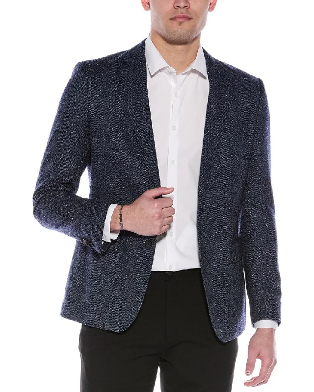 Urban Look BOSS Hugo Boss Slim Fit Wool & Silk-Blend Jacket