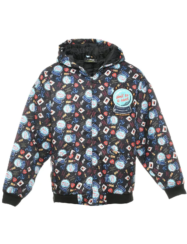 Everyday Comfort Nautical Black Jacket - L