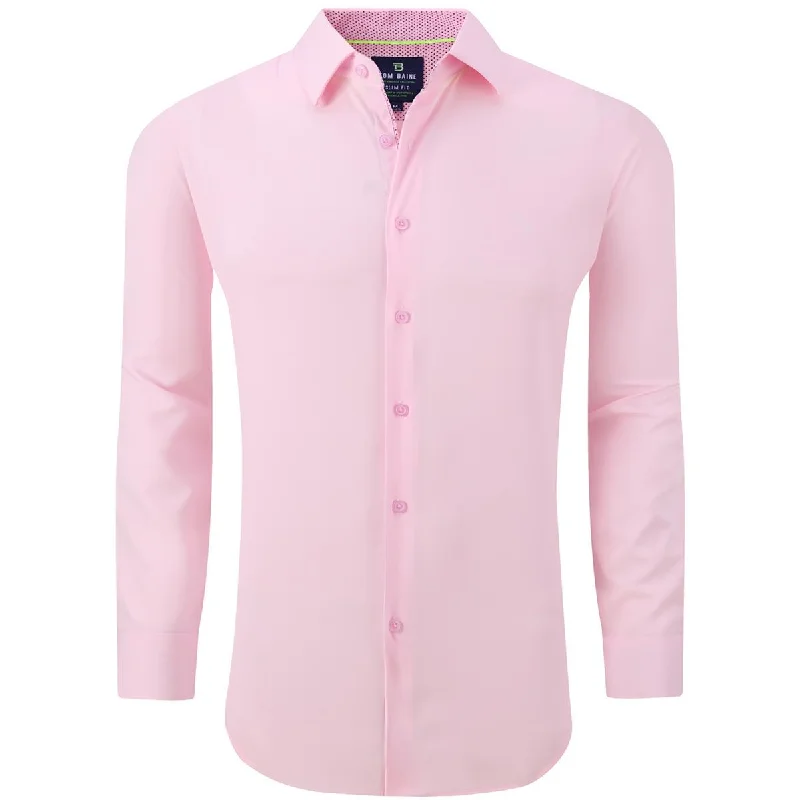 Premium Outfits Tom Baine Mens Collar  Button-Down Shirt