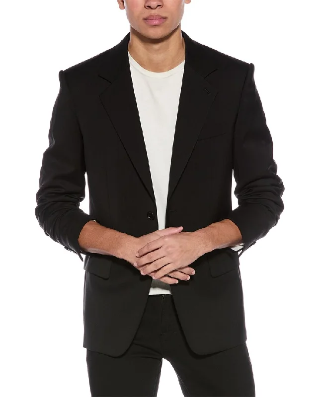 Minimalist Style Helmut Lang Classic Wool Blazer