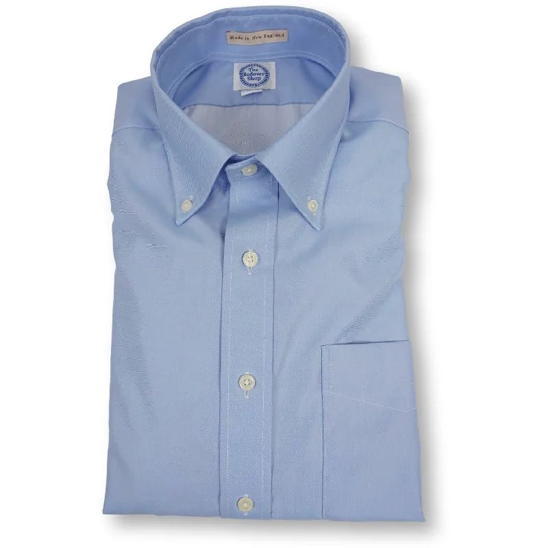 Everyday Wear Powder Blue Twill Button Down Dress Shirt