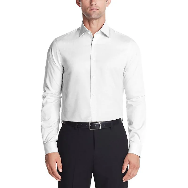 Luxury Comfort Michael Kors Mens Collar Cotton Button-Down Shirt