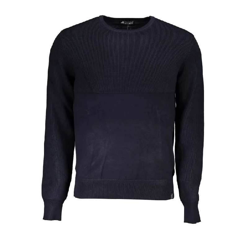Comfortable Outfits U.S. Grand Polo Elegant Crew Neck Sweater with Contrast Men's Details