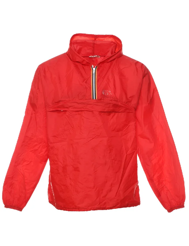 Urban Comfort Nylon Red Anorak - L