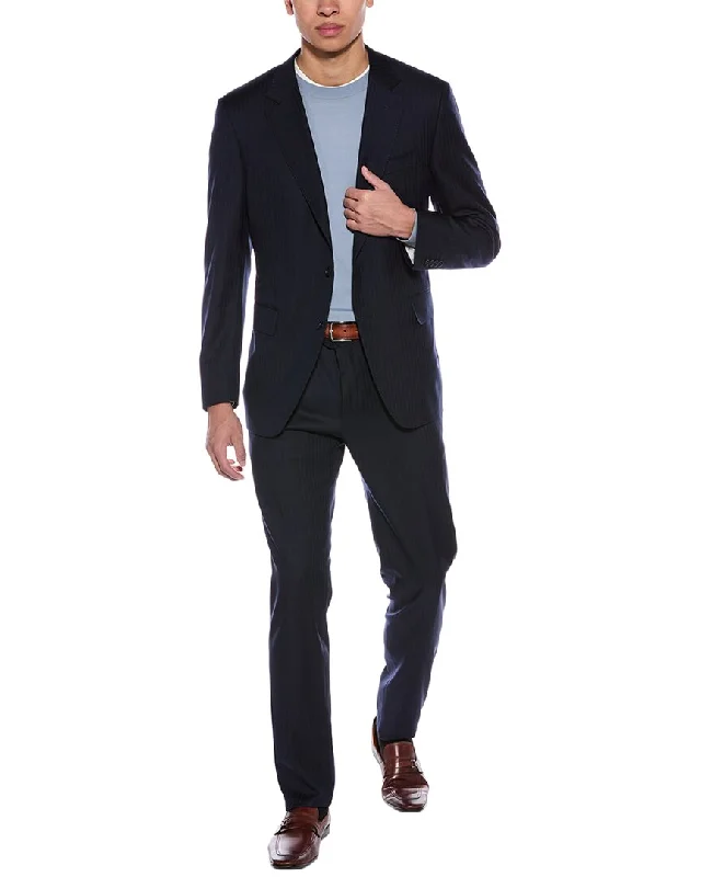 Effortless Style Canali 2pc Wool Suit