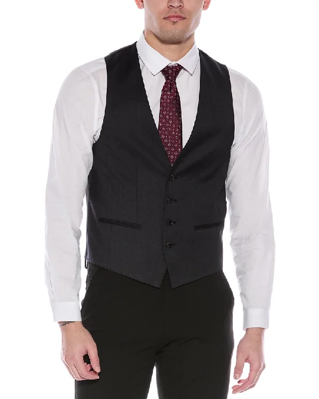 Premium Outfits BOSS Hugo Boss Slim Fit Wool Suit Vest