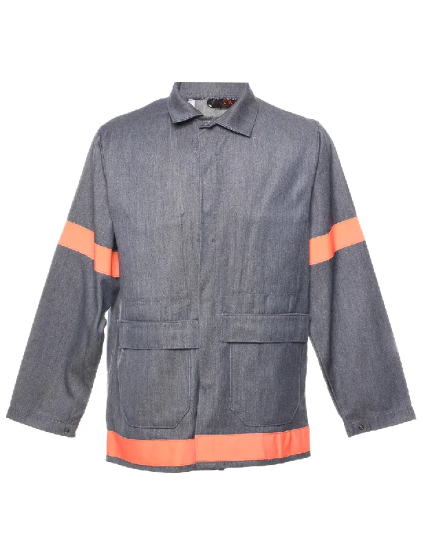 Relaxed Fits Medium Wash Workwear Jacket - M