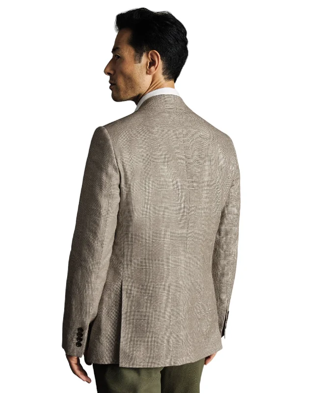 Urban Apparel Charles Tyrwhitt Men's Linen Cotton Slim Fit Jacket