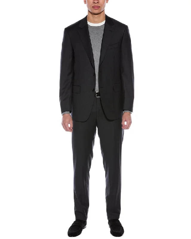 Sporty Chic Canali 2pc Wool Suit