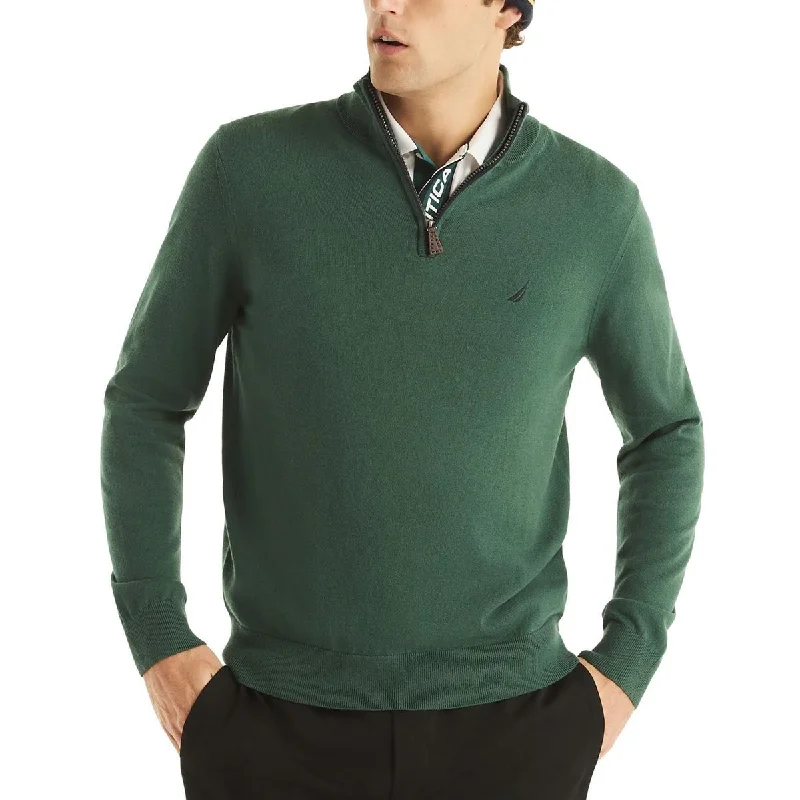 Fashion Basics Mens Logo Knit Pullover Sweater