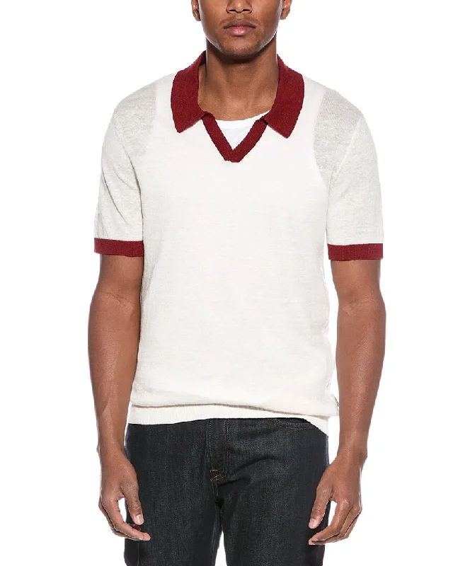 Comfortable Style Onia Linen V-neck Shirt