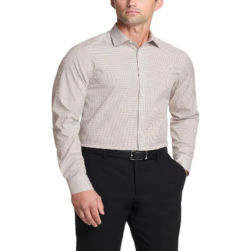 Sporty Wardrobe Calvin Klein Mens Printed Cotton Button-Down Shirt