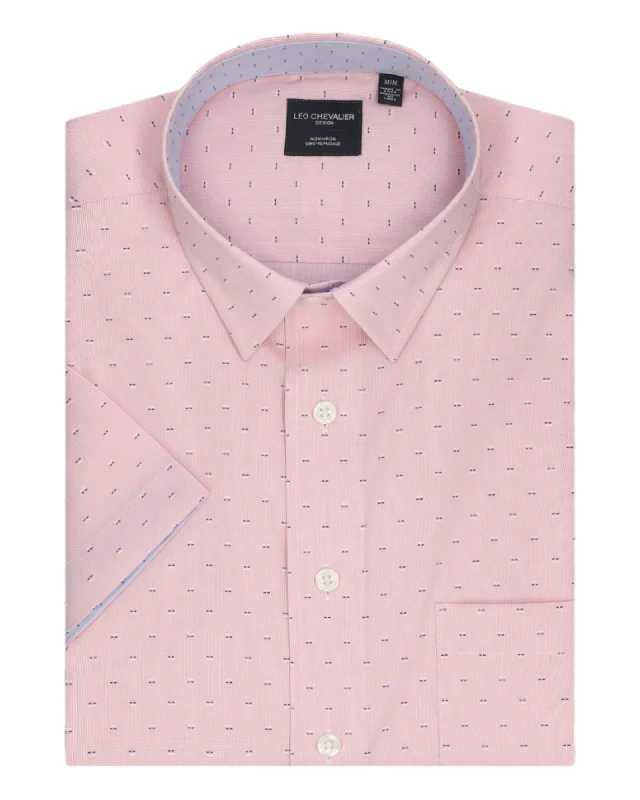 Pink with Blue Print