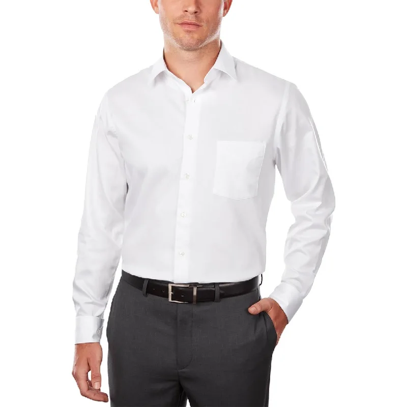 Casual Chic Van Heusen Mens Stretch Cotton Button-Down Shirt